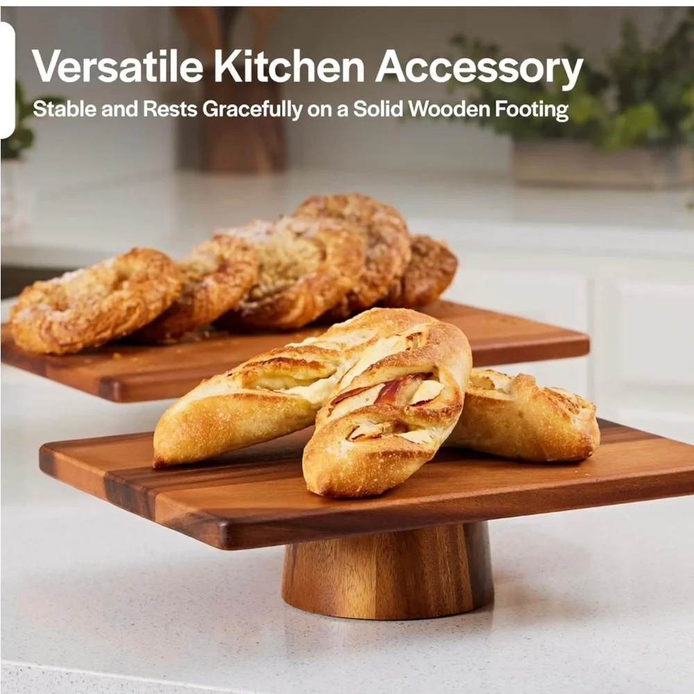 Rectangular Cake Stand, 11 x 15 Inch,